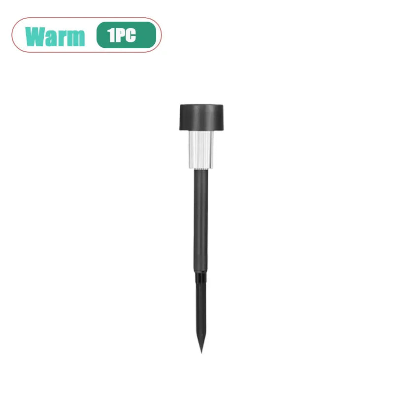 Solar Stainless Steel Pathway Lights | Waterproof Garden Stake Lamps