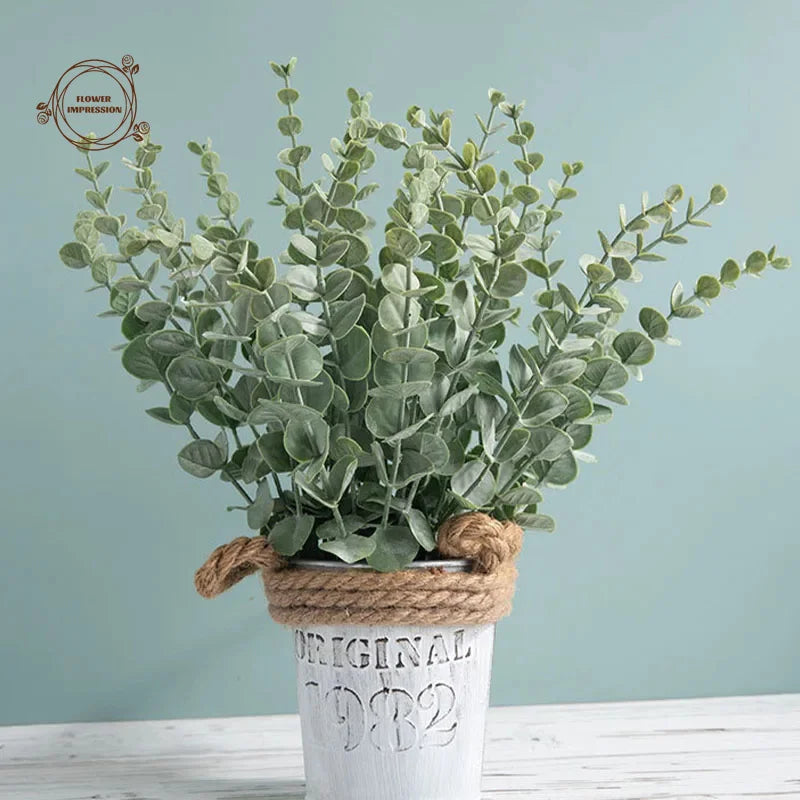 Artificial Eucalyptus Branches 5/10/20pcs – Wedding & Home Décor