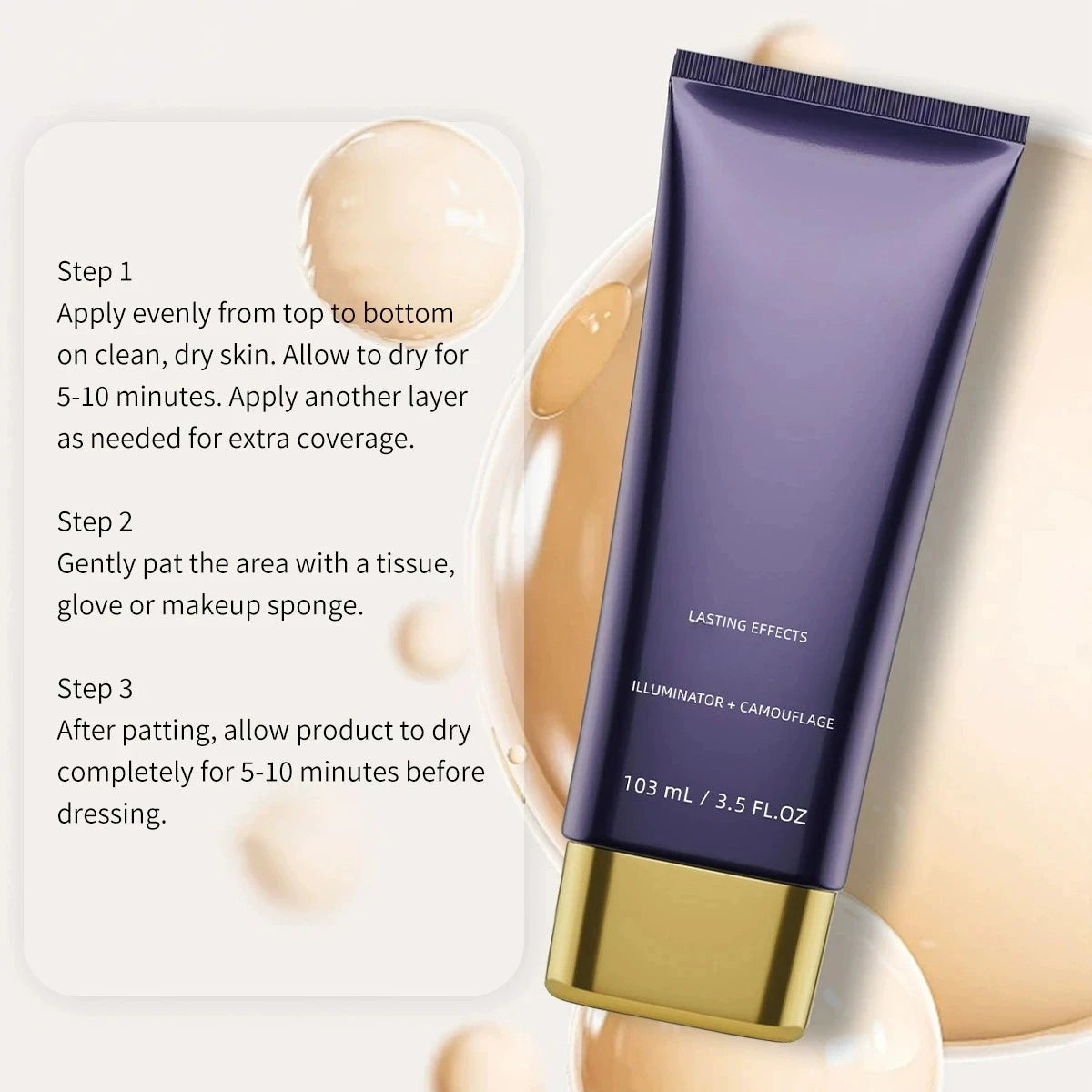 Waterproof Body & Leg Concealer Cream | Covers Tattoos & Spots