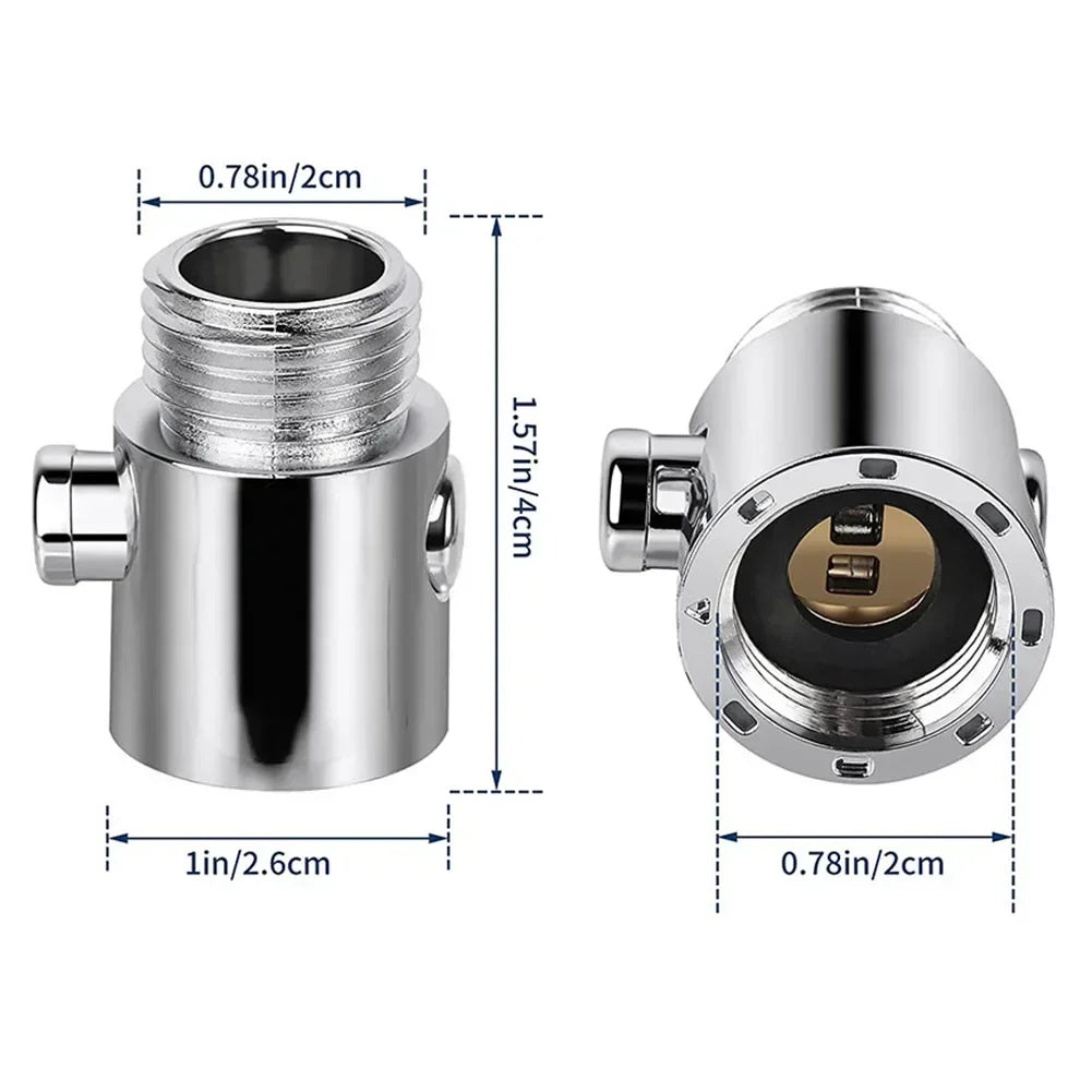 Shower Head Control Switch Flow Water Stop Valve Shower Heads One-Button Pause Water Controller Bathroom Accessories Peaceful Pleasures Health and Wellness