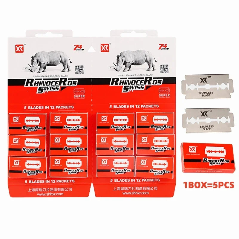 Double Edge Razor Blades Stainless Steel 30/60 Pack