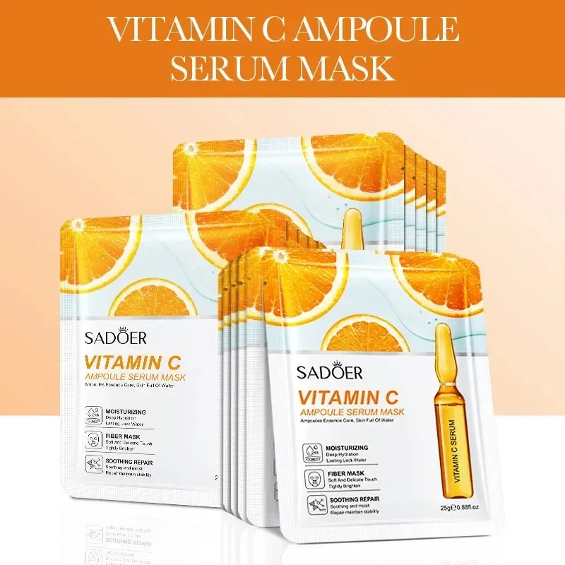 24K Gold Vitamin C Face Mask Set – Moisturizing & Firming Peaceful Pleasures Health and Wellness