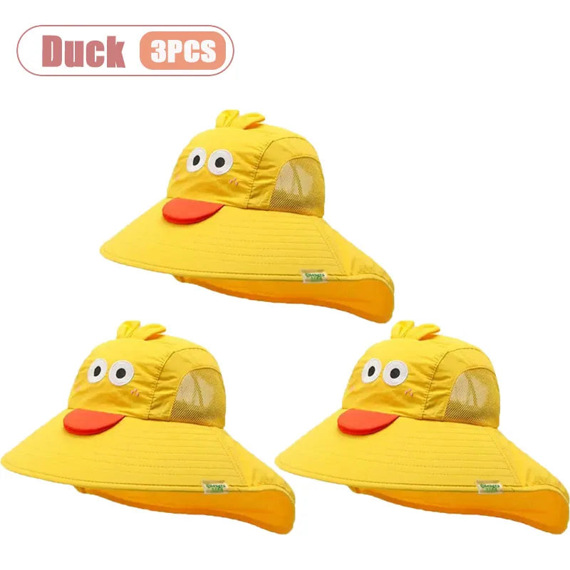 Kids Wide Brim UV Sun Hat | Boys & Girls Bucket Cap