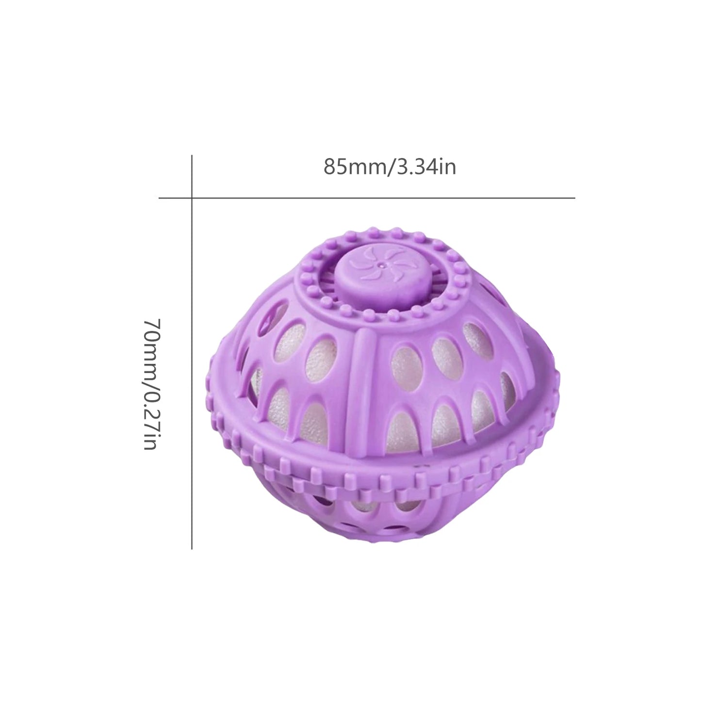 Laundry Ball For Washing Machine Anti Tangling Drum Cleaner Stain Remover Washing Ball Durable Friendly Material Compatible With Peaceful Pleasures Health and Wellness B