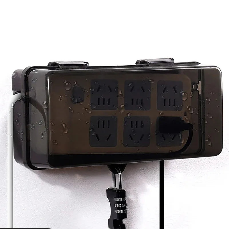 New Waterproof Outdoor Electrical Cable Management Box Rain-Proof Weatherproof Plug Box For Wiring Board Peaceful Pleasures Health and Wellness