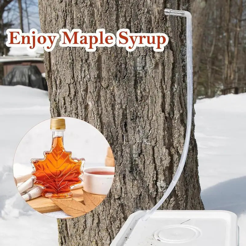 Stainless Steel Maple Syrup Tapping Kit – 4-Set with Hooks Maple Tapping Kit Peaceful Pleasures Health and Wellness