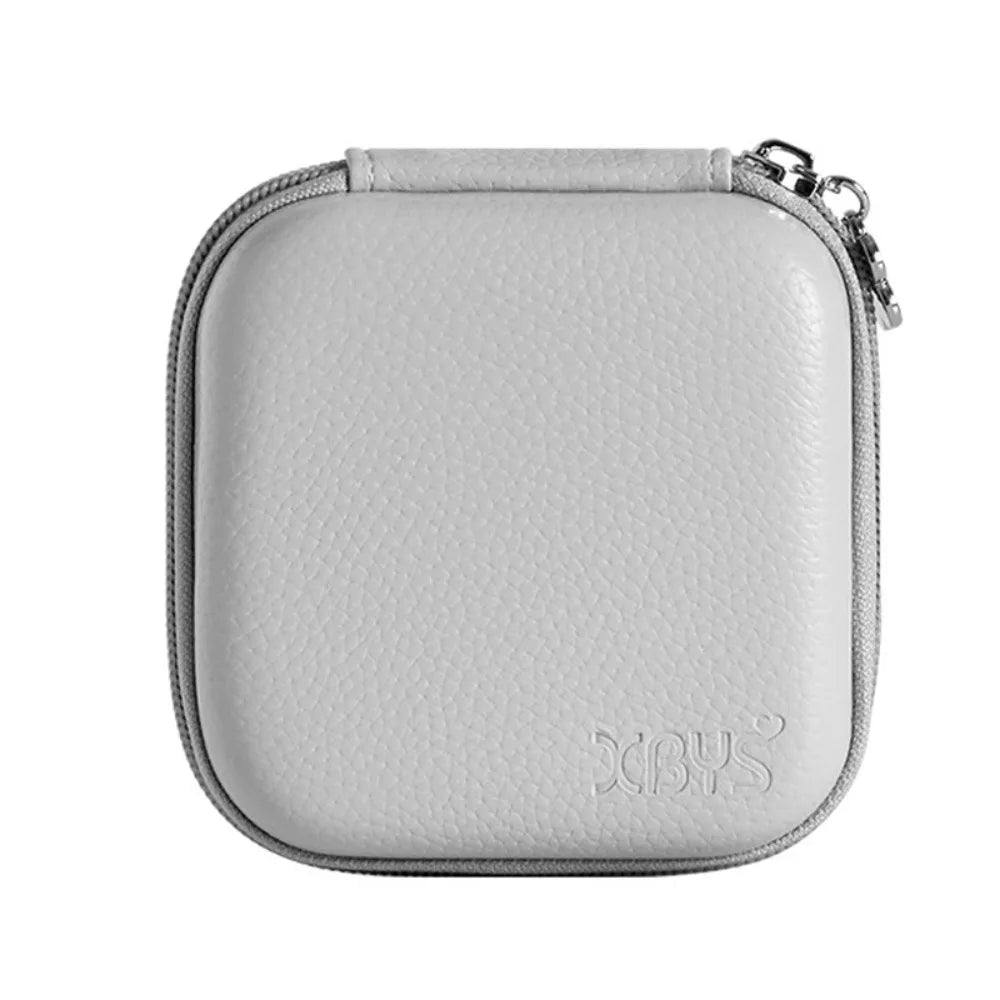 Portable EVA Digital Storage Bag Shockproof Protective Charger Storage Bag Prevent Scratches Wear-resistant Peaceful Pleasures Health and Wellness Grey