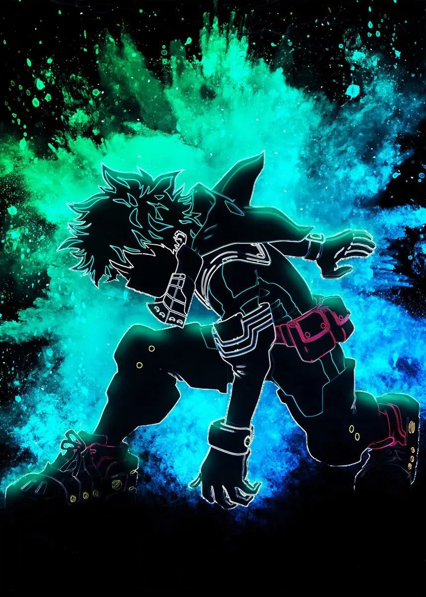 My Hero A-Academia Poster Anime Canvas Painting Wall Print Picture for Boy Bedroom Home Decor Cuadros Peaceful Pleasures Health and Wellness