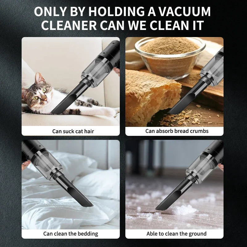 15000Pa Cordless Handheld Vacuum – 5-in-1 Blow & Suction
