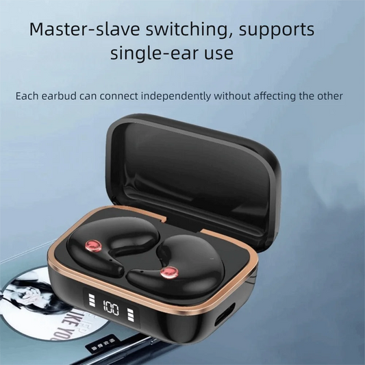 Practical Bluetooth 5.3 Bluetooth Earphones Noise Reduction Waterproof Wireless Headsets HiFi Stereo Earbuds Earphone for Home Peaceful Pleasures Health and Wellness
