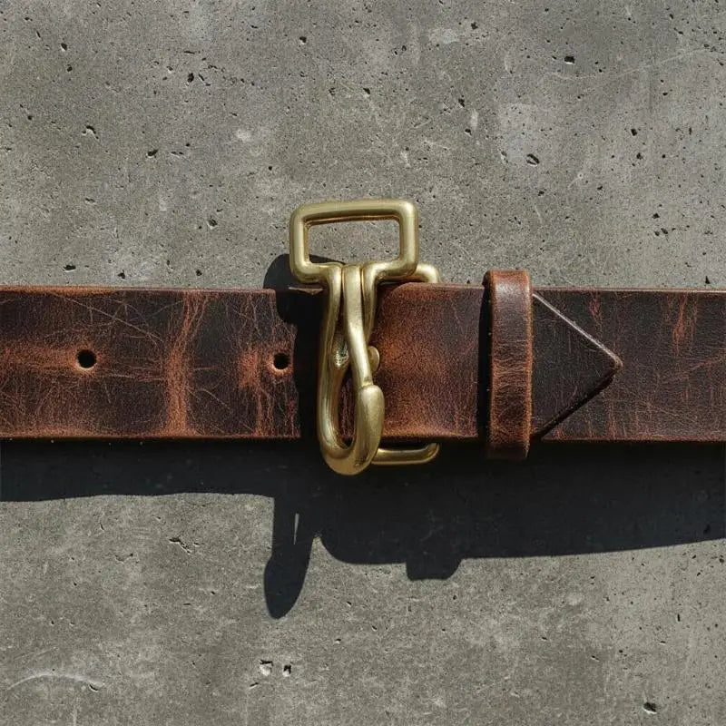 Solid Brass Snap Hook – Dog Leash & Bag Strap Buckle