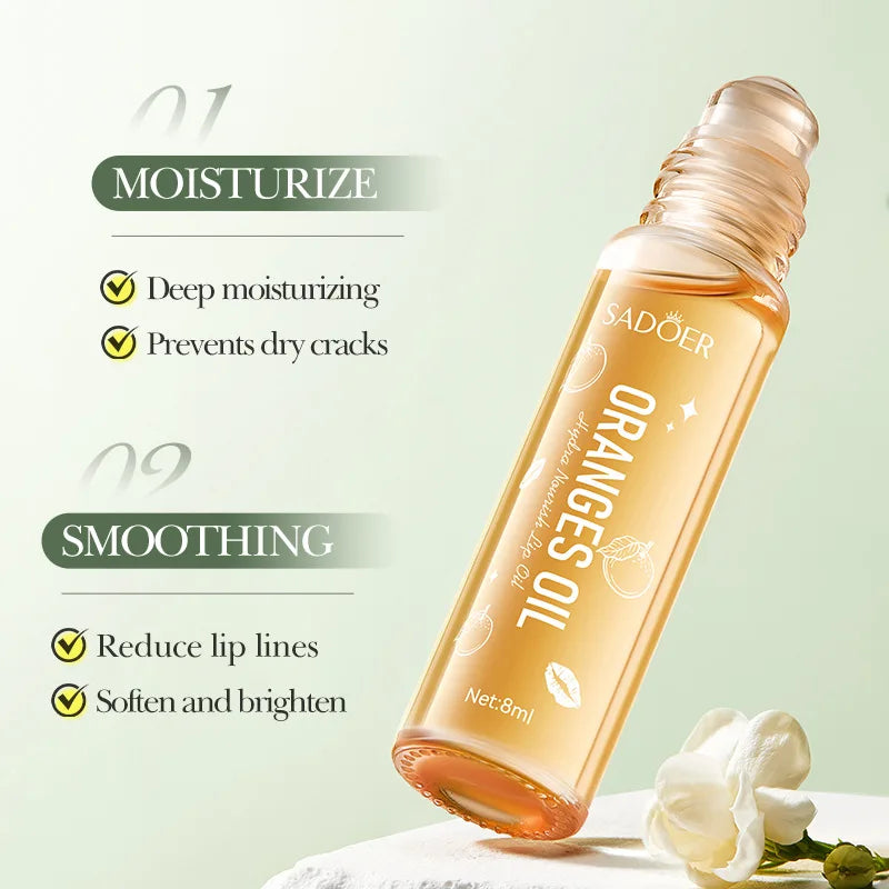 SADOER Fruit Lip Oil – Moisturizing Nourishing Anti-Wrinkle Lip Balm