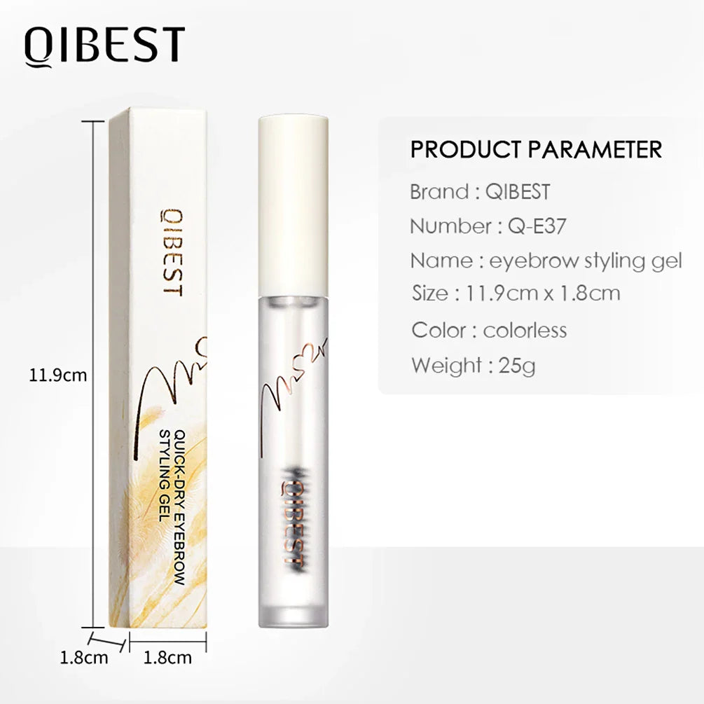 QiBest Waterproof Eyebrow Gel & Brow Pomade | Long-Lasting