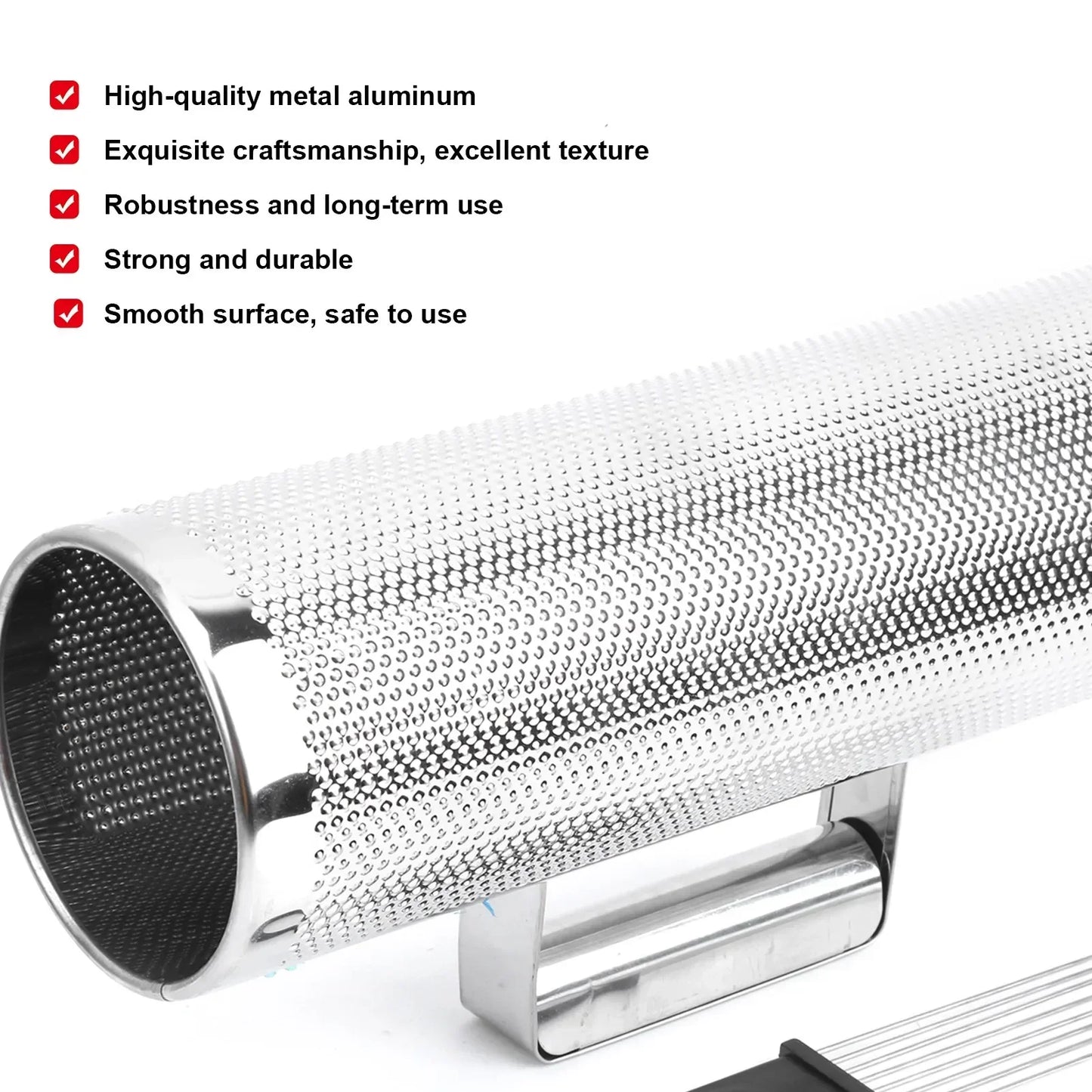 Guiro Shaker Aluminum Orff Percussion Instrument Scraper Music
