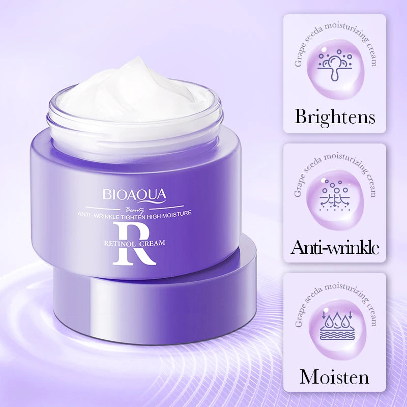 BIOAQUA Retinol Face Cream – Anti-Aging, Whitening & Hyaluronic Acid