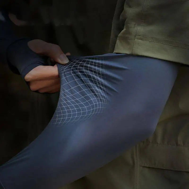 UPF 50+ Ice Silk Arm Sleeves – UV Cooling Sun Protection