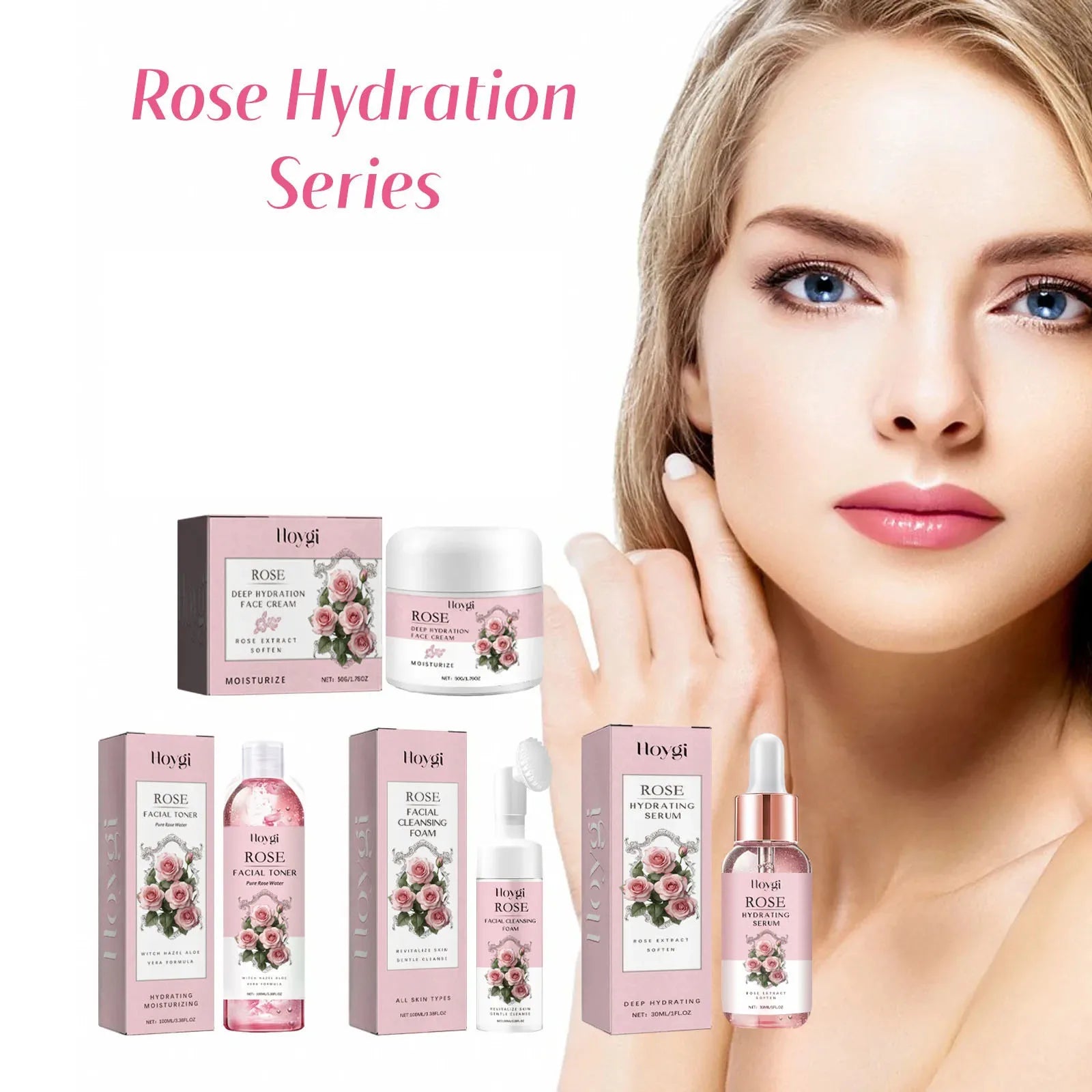 Hydrating Face Serum Refine Pores Cleaning Soothing Redness Moisturizing Cleanser Brighten Moisturizing Cream Peaceful Pleasures Health and Wellness