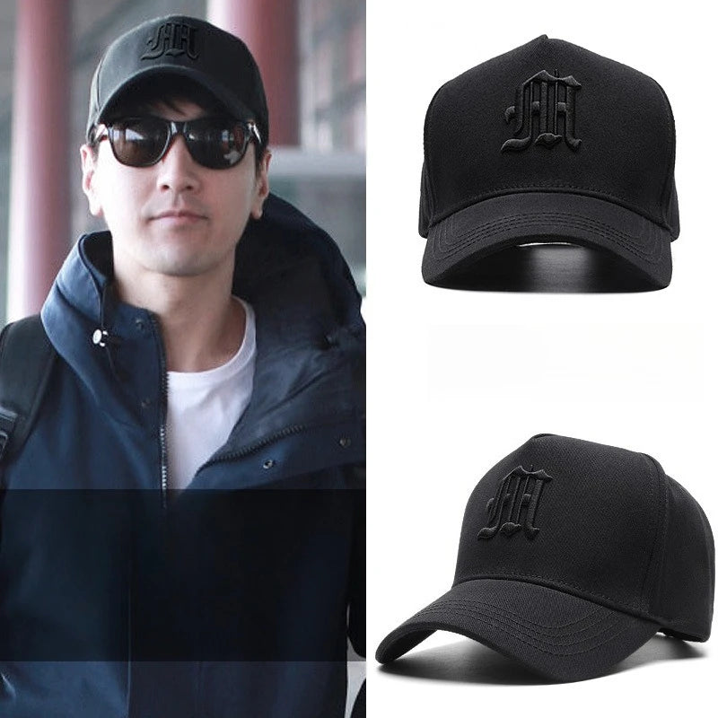 High Top Baseball Cap for Big Heads – Korean Style Knit Cap