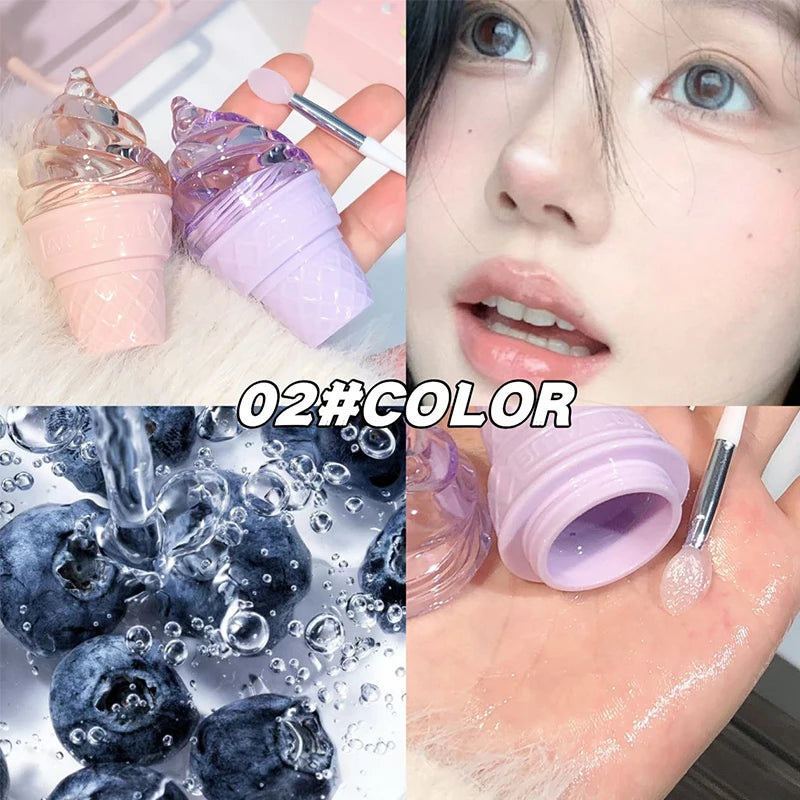 CACE Icy Jelly Lip Gloss – Moisturizing Hydrating Lip Balm