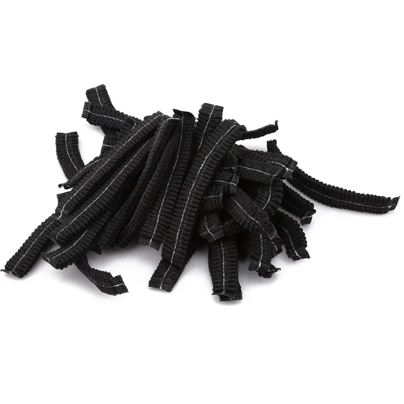 100-Pack Disposable Bouffant Caps – Breathable Hair Net Covers