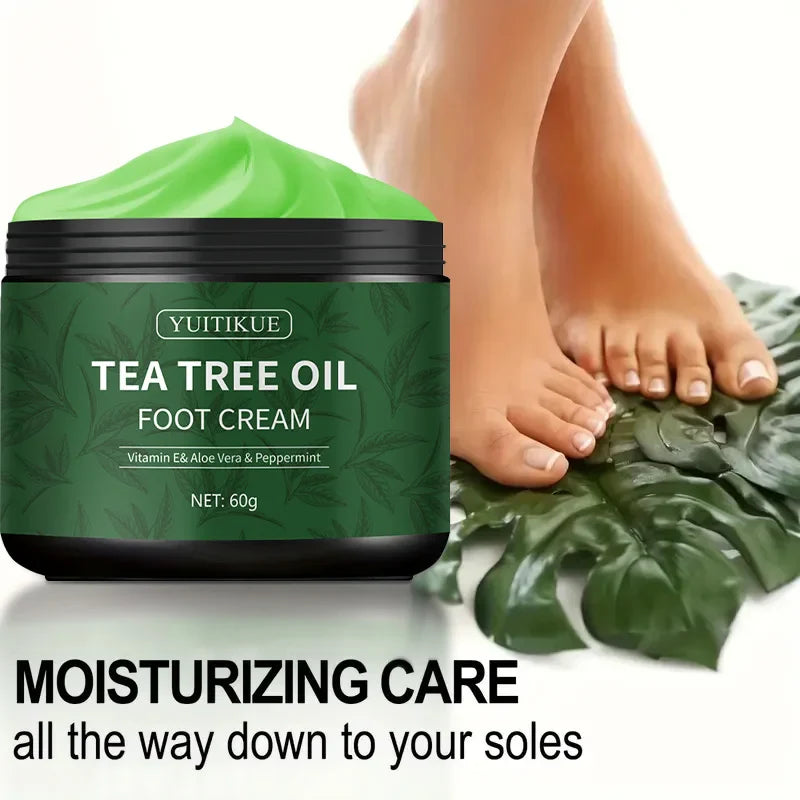 YUITIKUE Tea Tree Foot Cream 60g | Moisturizes & Soothes Feet