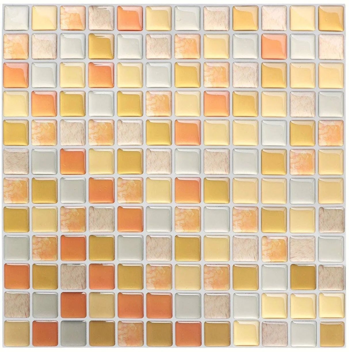 Drop-plastic mosaic wall stickers self-adhesive wall decoration stickers for foreign trade three-dimensional DIY home decoration Peaceful Pleasures Health and Wellness 5ps 12