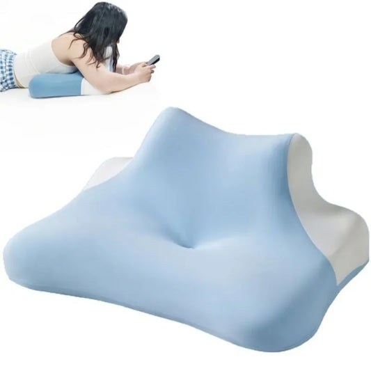 Multi Functional Wedge-shaped Pillow Mobile Phone Pillow Cervical Protection Pillow Nap Pillow Headboard Cushion Massage Peaceful Pleasures Health and Wellness