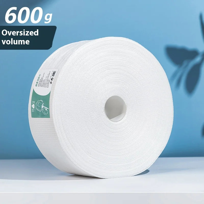 Disposable Facial Wipes – Soft Cotton Cleansing Towel 600g
