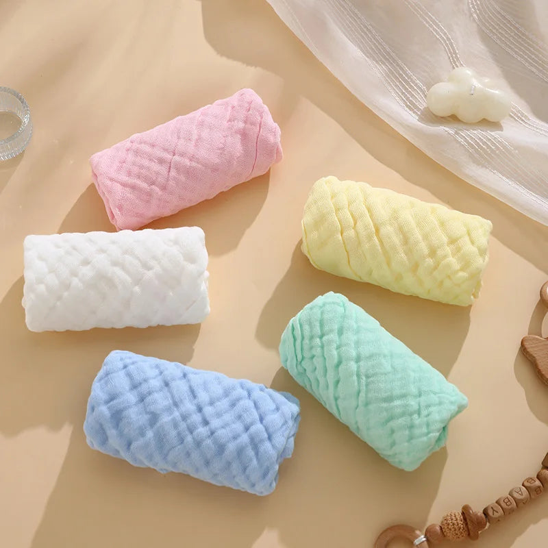 Soft Muslin Baby Washcloths – Gentle Newborn Face Towels