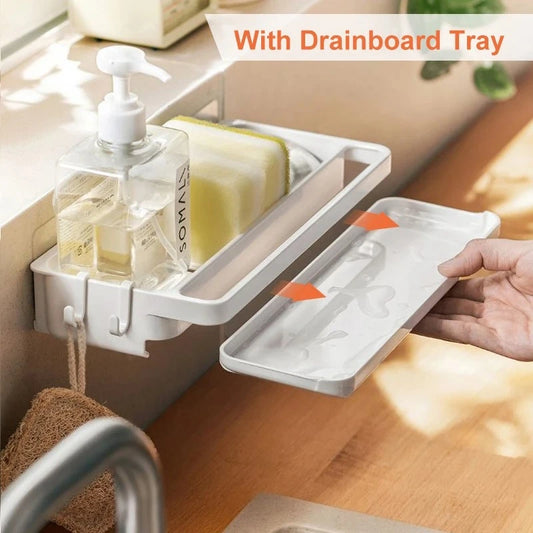Sponge drying rack for Sink Organizer Dish Brush Holder,Sink Sponge Holder,sink Drain Rack shelf Organizer, Kitchen Accessories Peaceful Pleasures Health and Wellness