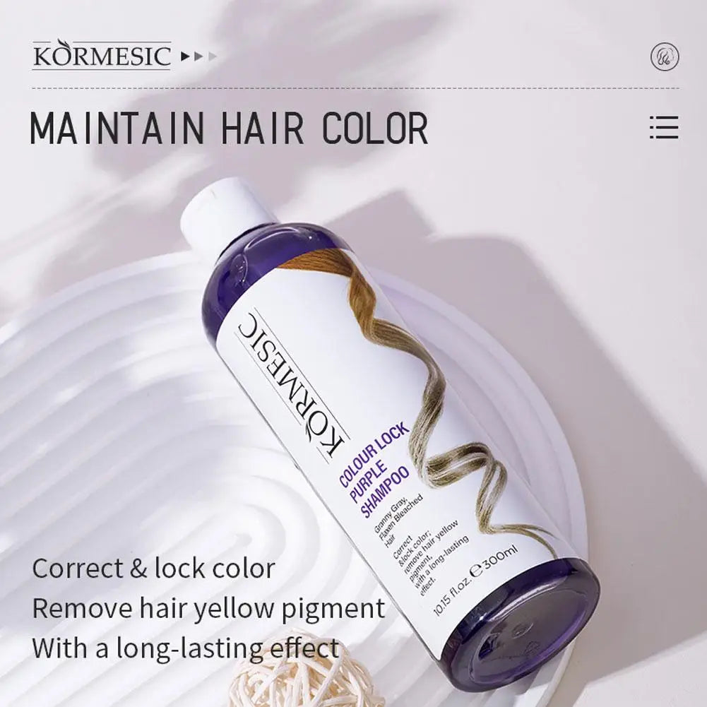 Keratin Purple Shampoo – Color-Lock & Repair for Dyed Hair