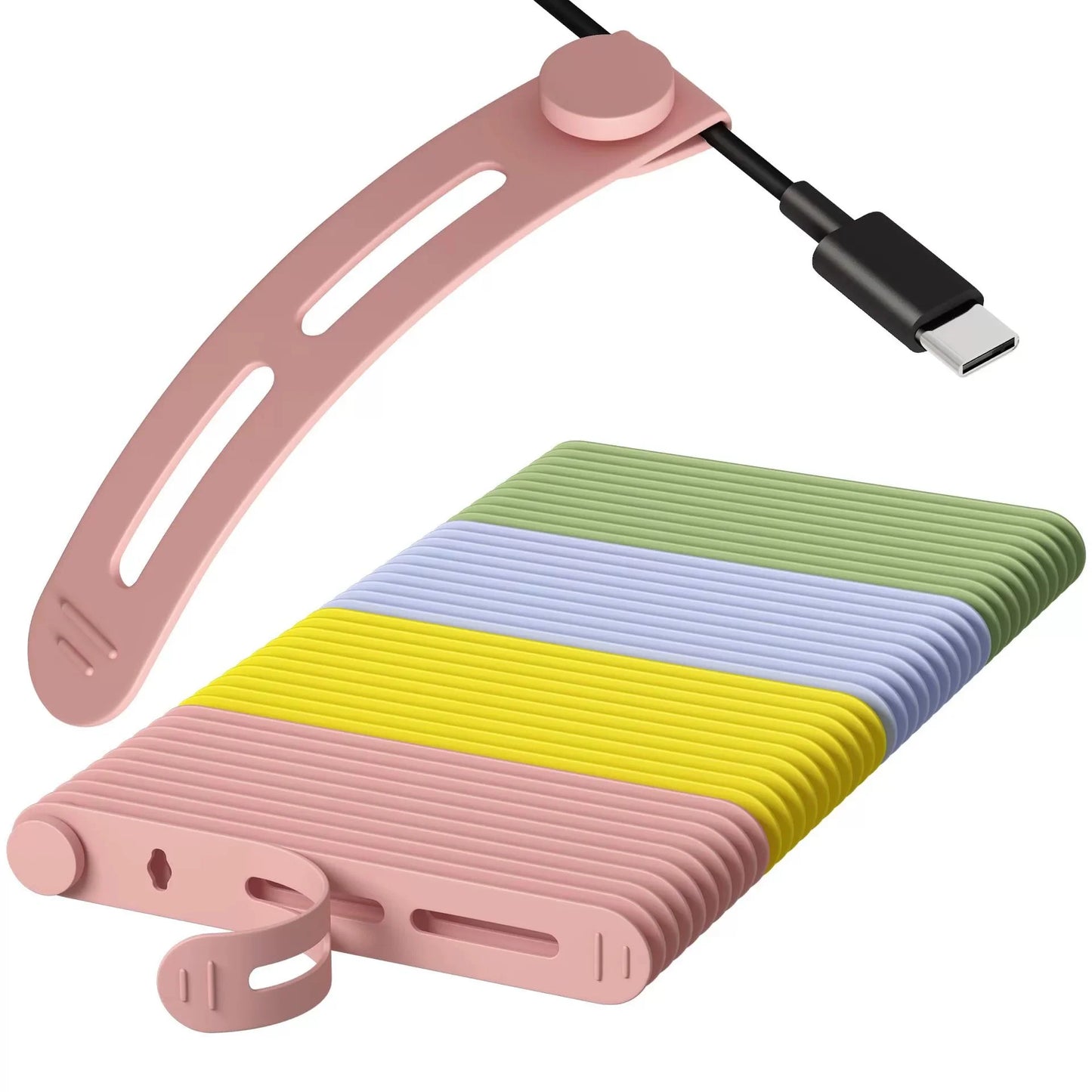 Reusable Silicone Cable Ties – Adjustable Cable Management Straps
