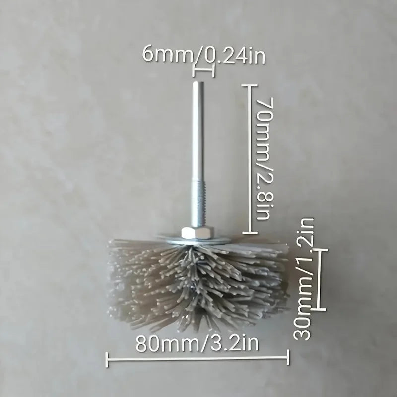Nylon Polished Flower Head Grinding Mahogany Furniture Wood Carving