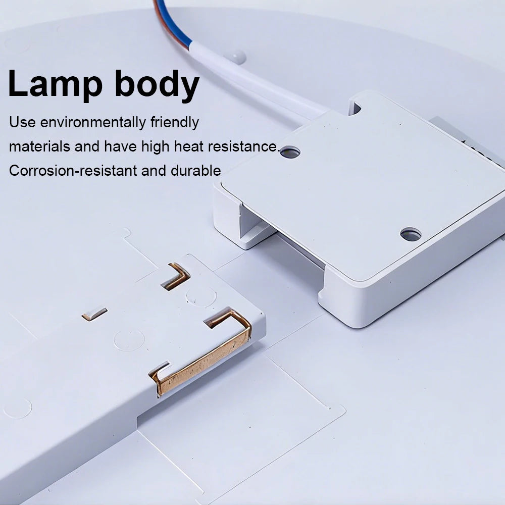 RUNTOIN Ultrathin Crystal LED Ceiling Light 24W 36W 48W Modern