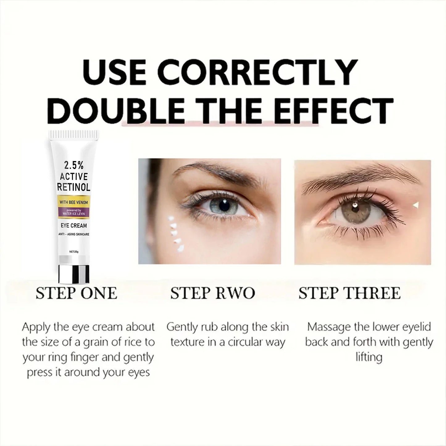 2.5% Retinol & Bee Venom Anti-Aging Eye Cream | 20g