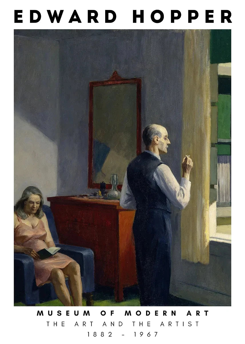 Edward Hopper Museum Exhibition Abstract Posters and Prints Canvas Painting Wall Art Picture for Living Room Home Decor Cuadros Peaceful Pleasures Health and Wellness