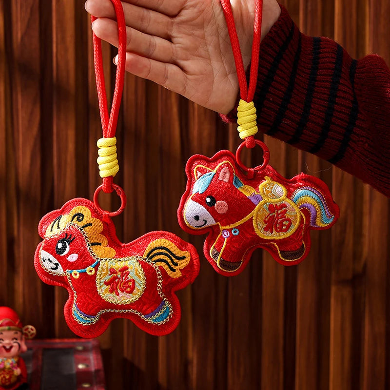 2026 Year of the Horse Chinese Zodiac Keychain & Bag Charm