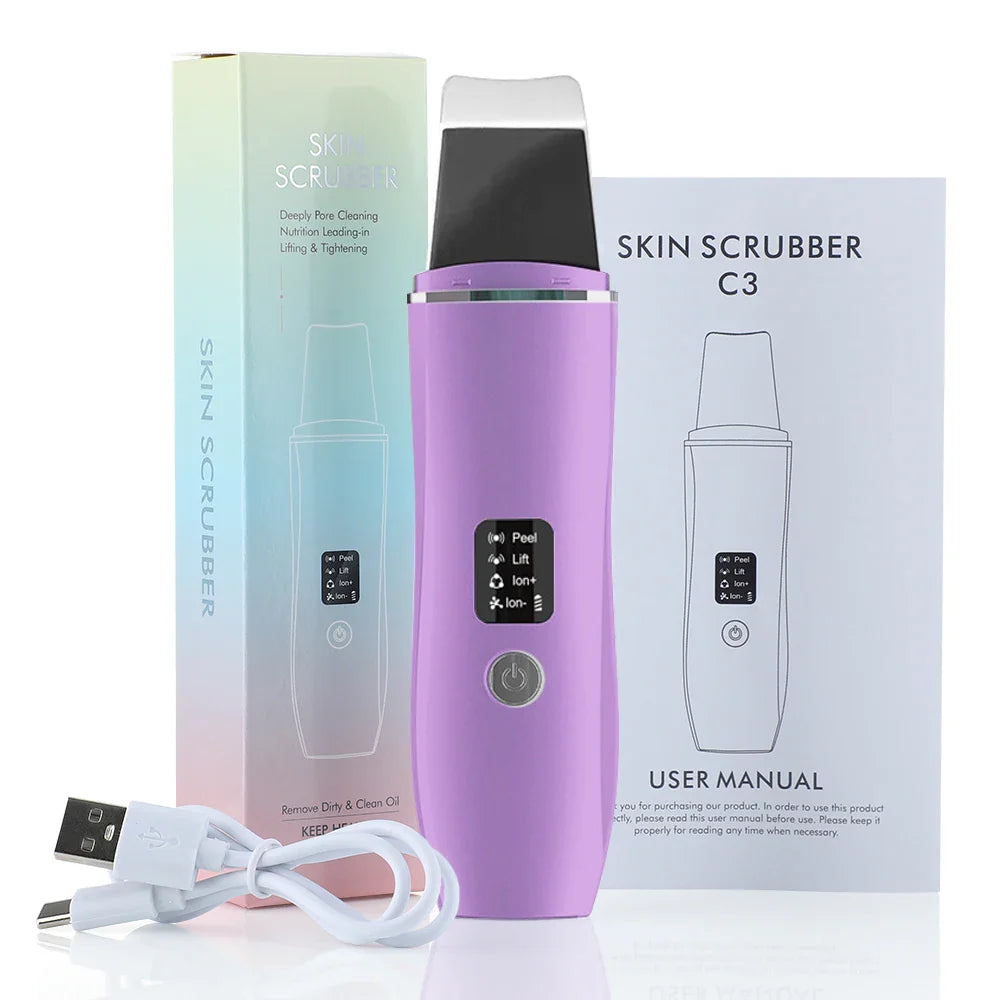 Ultrasonic Skin Scrubber – Blackhead Remover & Pore Cleaner