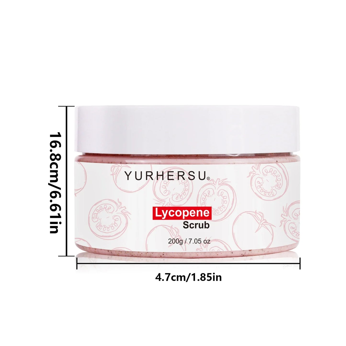 YURHERSU Lycopene Deep Cleansing Face Scrub 200g
