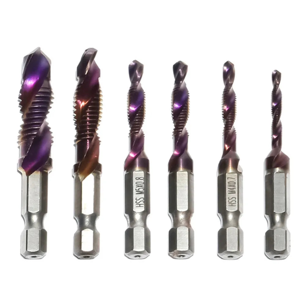 Tap Drill Bit M3-M10 Screw Bits Hss Taps Countersink Deburr Metric
