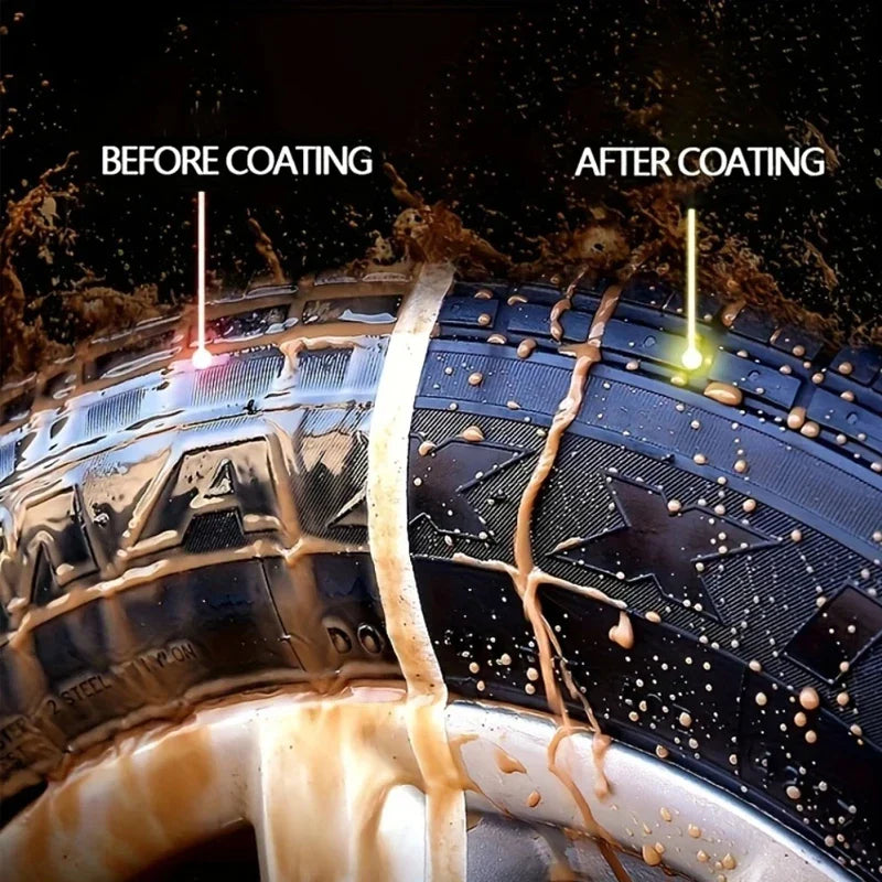 Black Tire Wax – Water-Resistant Wheel Shine & Trim Restorer
