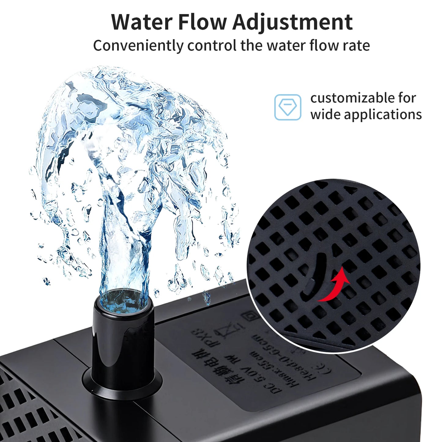 Water Pump Pet Cat Dispenser Anti Dry Burning Motor Replacement Dog