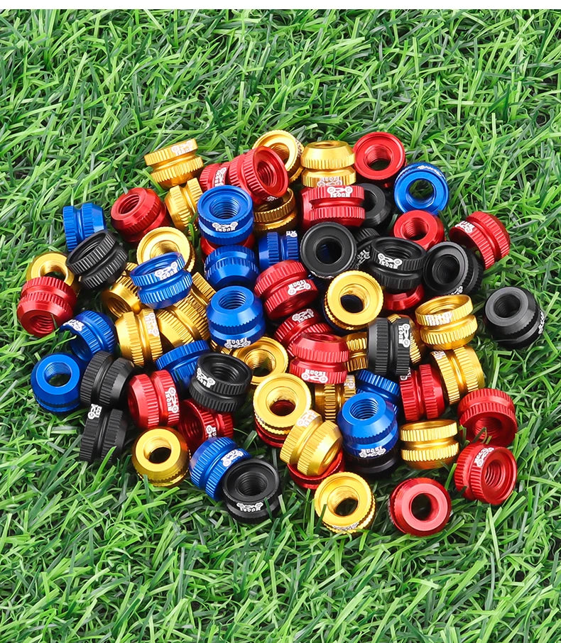 2Pcs Bike Tubeless Tire Presta Valve Nut MTB Road Bicycle Rim Aluminum Ultralight Valve Cap Cycling Repair Parts Peaceful Pleasures Health and Wellness