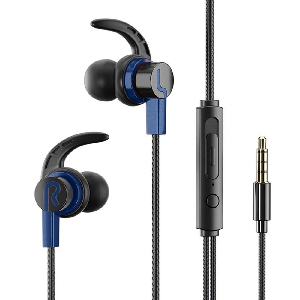 Maerknon 3.5mm Wired Earbuds HiFi Bass Stereo Mic | Gaming Sport