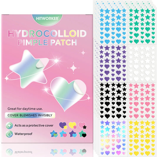 Hydrocolloid Acne Patches – Invisible & Waterproof | All Skin Types Acne Patches Peaceful Pleasures Health and Wellness