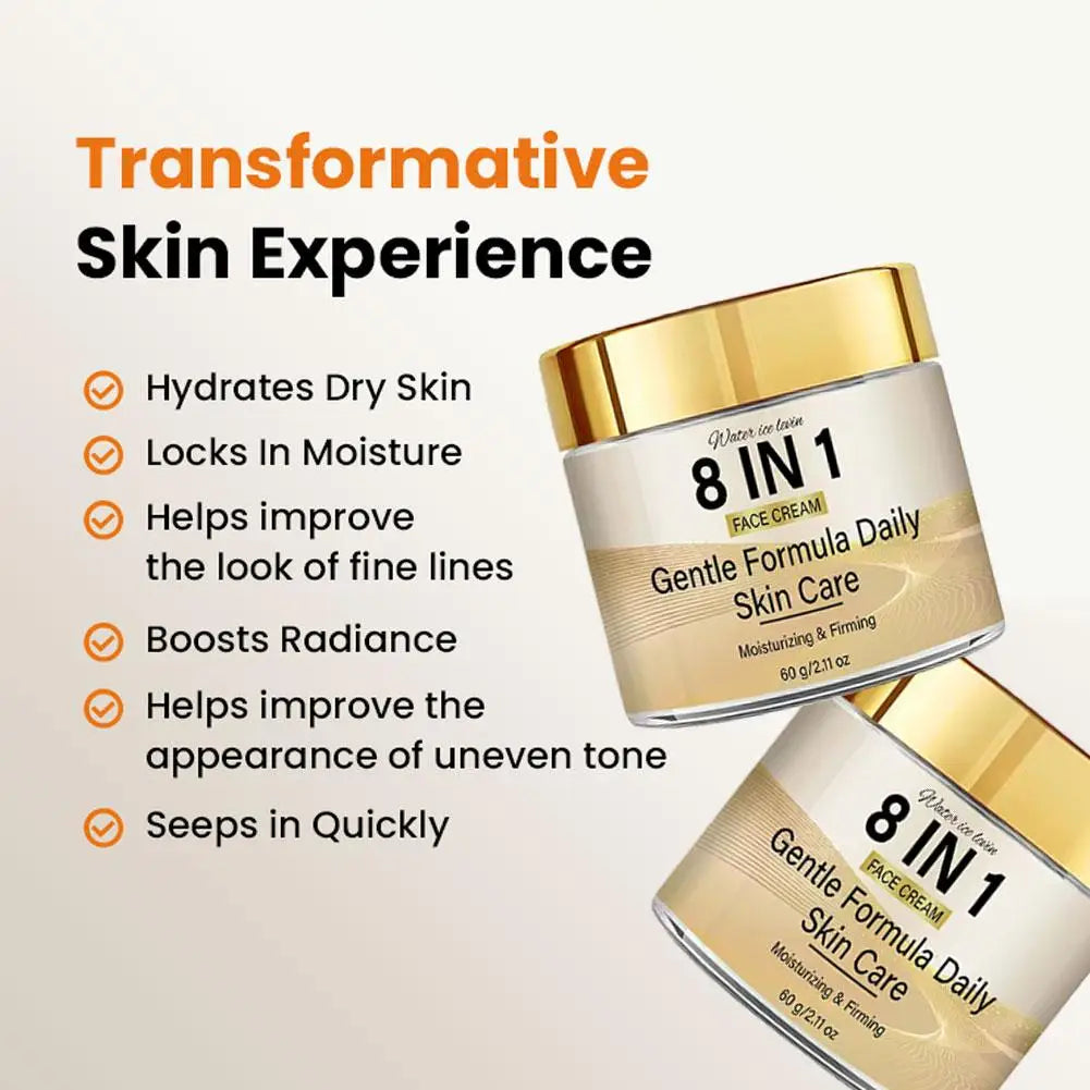 8-in-1 Face Cream Retinol Collagen Niacinamide Hyaluronic Acid