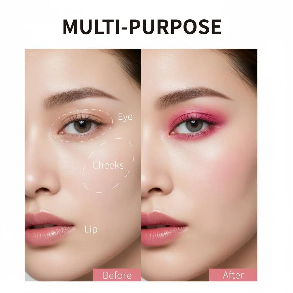 3-in-1 Color Changing Blush Cream for Cheeks, Eyes & Lips