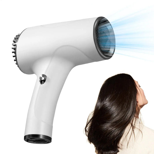 Cordless Portable Hair Dryer 500W – 2-Speed, Rechargeable Travel Cordless Hair Dryer Peaceful Pleasures Health and Wellness