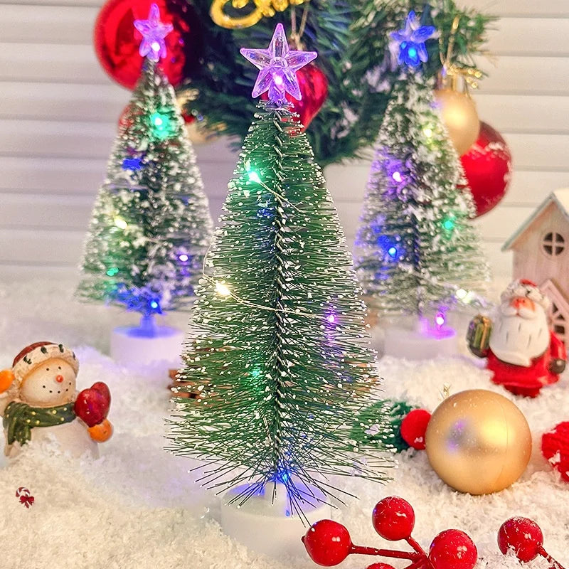 LED Multicolor Mini Christmas Tree Desktop Decoration | Gift