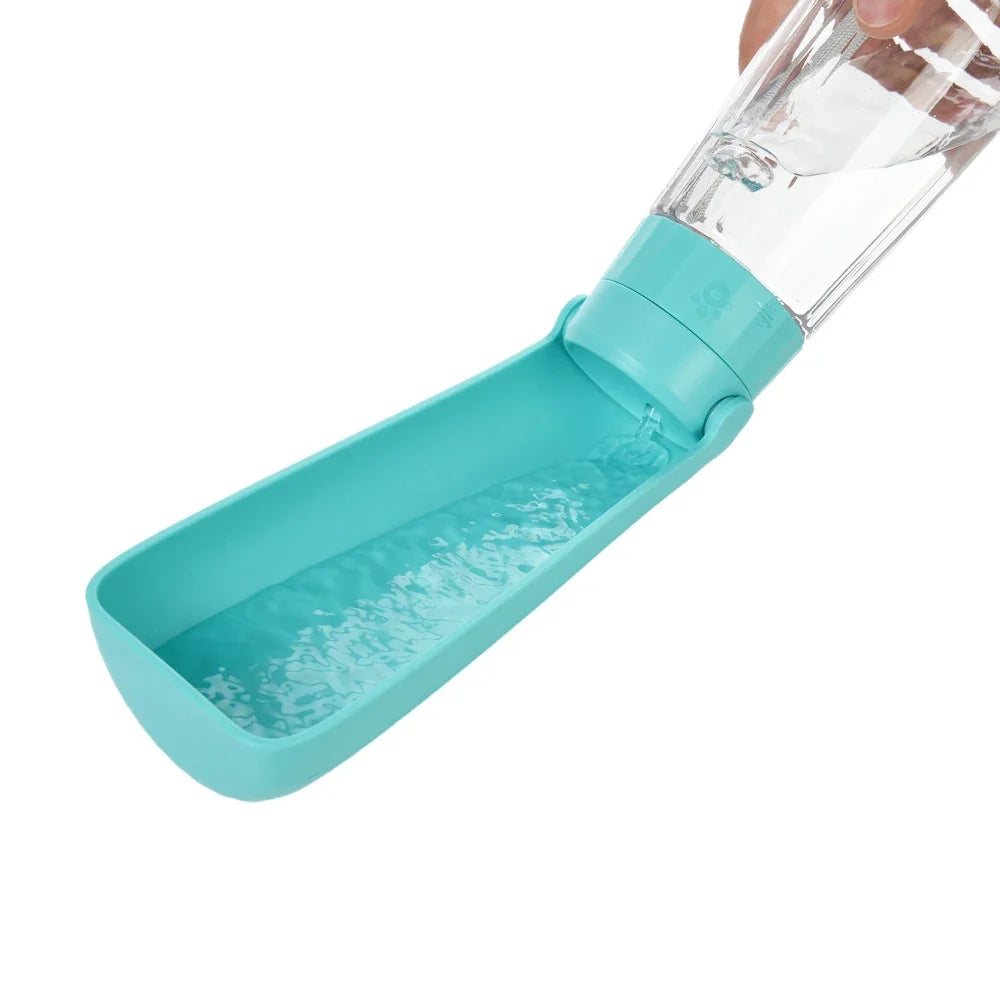 Portable Leak-Proof Dog Water Bottle & Bowl – 550ml
